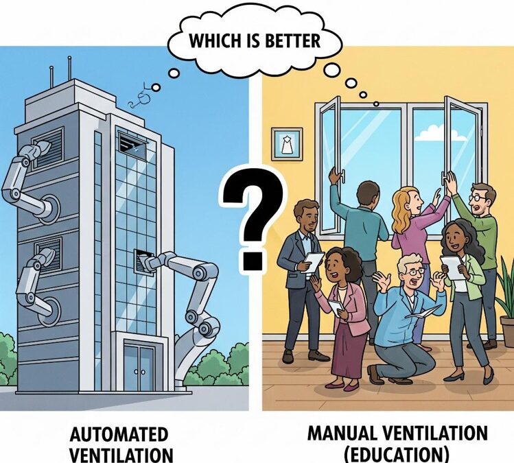 Ventilation in schools (and elsewhere?) – to automate or educate?